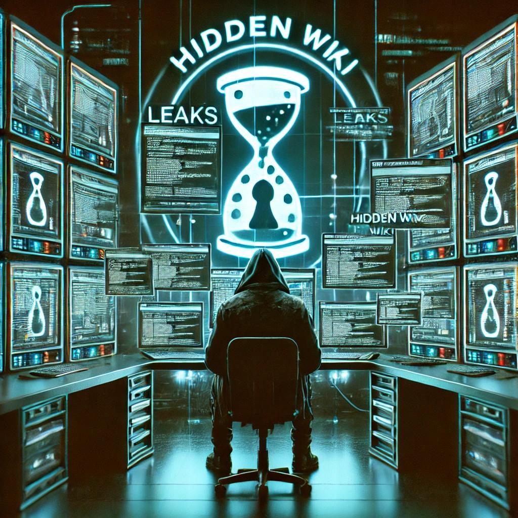 Illustration of Leaks and The Hidden Wiki